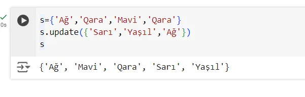 Python proqramlaşdırma dili, Python-da məlumat strukturları, List, Tuple, Set, Dictionary, Mutable, Immutable, verilənlərin idarə edilməsi, List funksiyaları, Tuple funksiyaları, Set funksiyaları, Dictionary funksiyaları, key və value, hash dəyəri