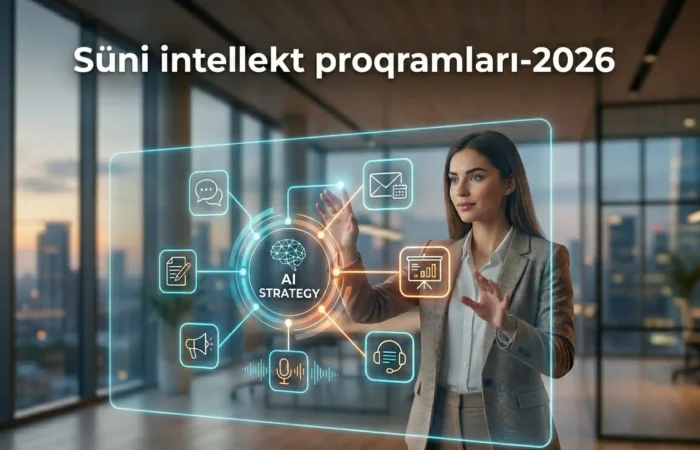 süni intellekt proqramları, suni intellekt programlari