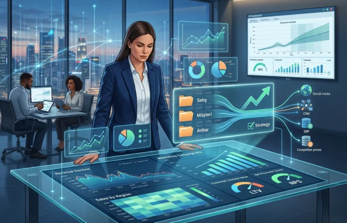 BI Analytics, Business Intelligence , Dashboard və Vizualizasiya, OLAP , Data Warehouse , Diaqnostik Analitika, Prescriptive Analytics, BI , Microsoft Power BI , Tableau