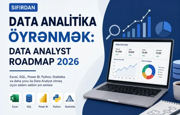 ata analitika, data analitika öyrənmək, data analyst roadmap, data analitika roadmap
