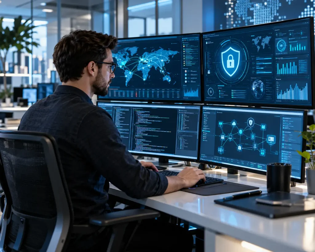 white hat hacker, black hat hacker, ethical hacker, ethical hacking, etik haker, ağ papaqlı haker, qara papaqlı haker, white hat hacker nədir, black hat hacker nədir, white hat və black hat fərqi, hacker növləri, kibertəhlükəsizlik, kibertəhlükəsizlik mütəxəssisi, penetration testing, pentest, informasiya təhlükəsizliyi, cybersecurity, ethical hacking kursu, kibertəhlükəsizlik kursu, kibertəhlükəsizlik təlimi
